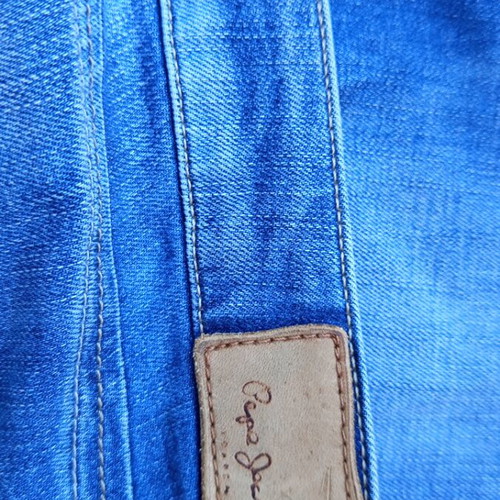 Women's denim pants medium size like new, blue