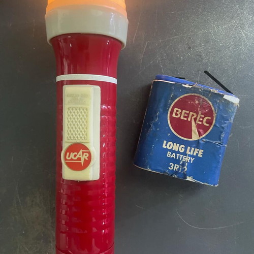 Ucar flashlight and Berec battery used
