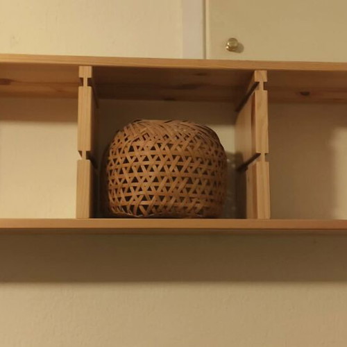 IKEA TROFAST wall-mounted storage frame pine wood like new