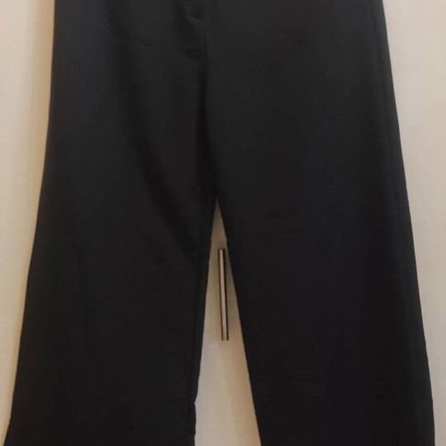 Elian Studio Black Wide Leg Trousers Made in Italy like new, L/XL