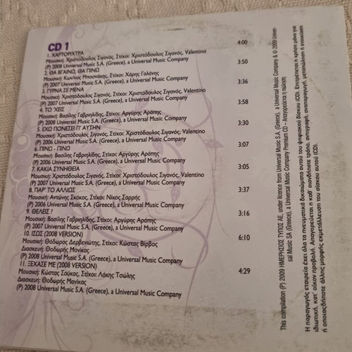 Various Greek CDs like new, pack