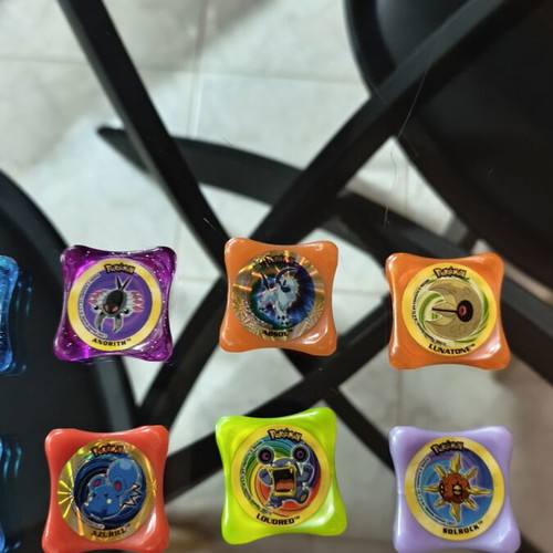 Pokemon square tokens lot used