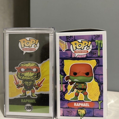 Funko Pop Raphael Turtle bundle new limited edition