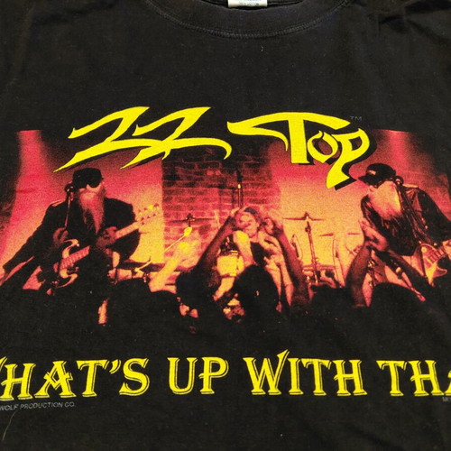 ZZ Top Vintage Shirt XL like new, black rock music jersey