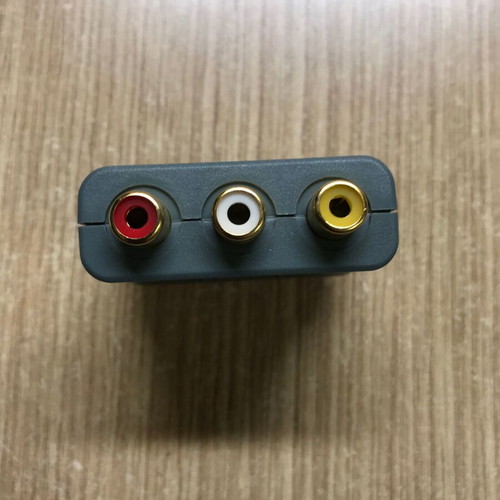 Microsoft Xbox 360 Original SCART Composite RCA AV Adapter like new