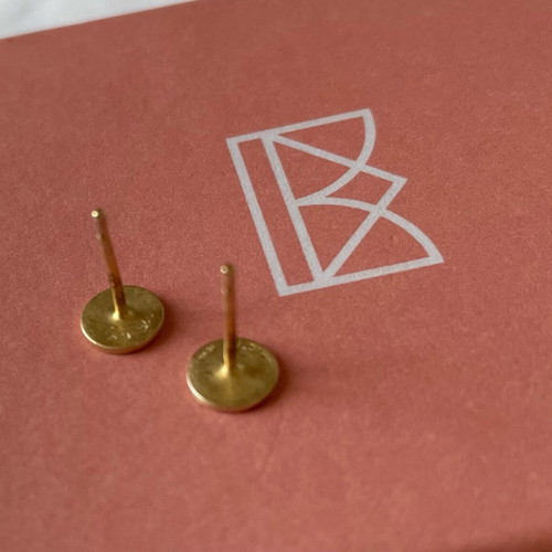 Prinkipo Full Moon Gold Earrings used
