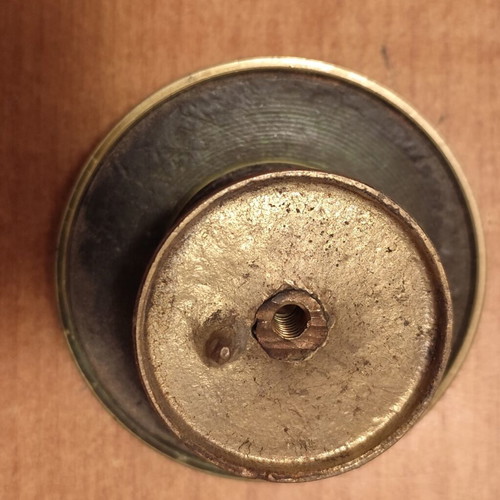 Antique bronze door knob with lion head like new