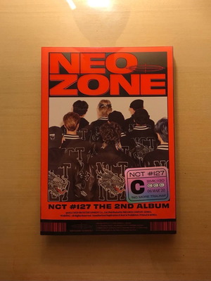 Neozone Album C Version by NCT127 with photobook, lyricbook, stickers, and cards
