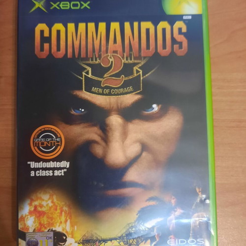 Commandos 2 Men of Courage for Original Xbox like new with manual