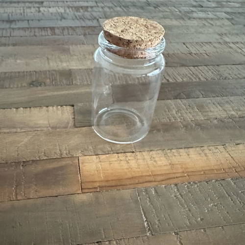 Glass bottles new, pack of 19 with cork 80ml