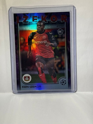 2025-26 Topps Chrome UCC Ken Izekor Purple new