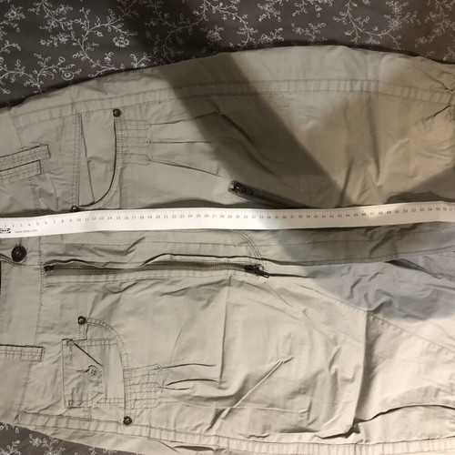 Attrattivo cargo midi skirt like new, gray beige khaki