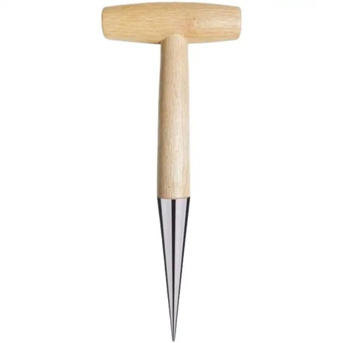 Seed planter with wooden handle and steel tip 270mm new