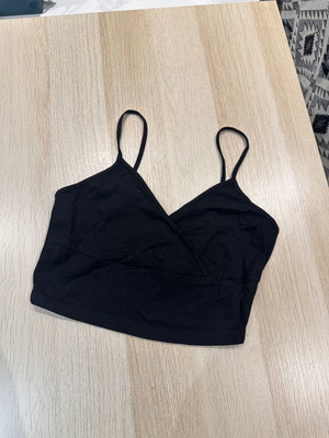 Shein crop top black size S