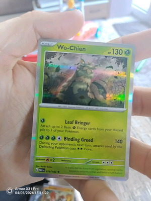 Pokemon Wo-Chien (PAR 018) used, Paradox Rift Holo