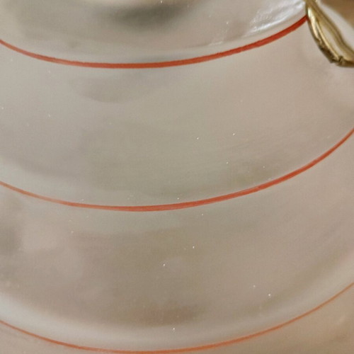 Ceiling light with red lines like new