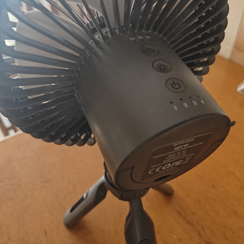 Nitecore NEF10 multifunctional fan with LED light and tripod