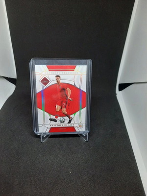 2022 Panini National Treasures Road to FIFA World Cup Kristoffer Ajer #97 RC като нов