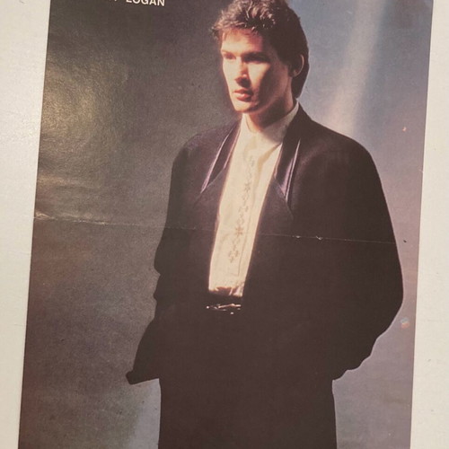 Johnny Logan - Bruce Willis Insert Poster from Manina magazine In good condition Price 4 Euros