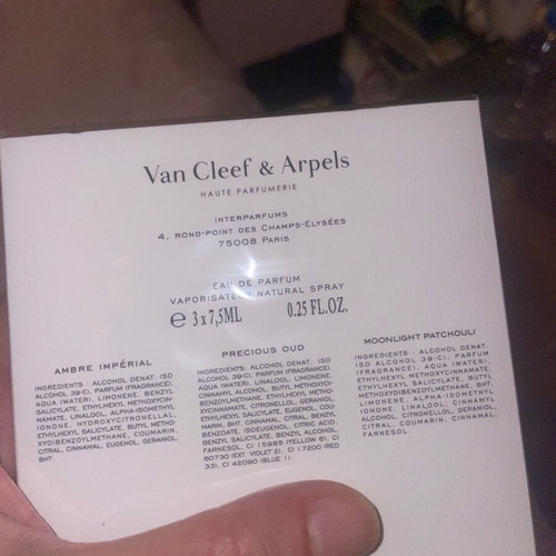 Van Cleef & Arpels gift set new, 3 perfumes 7.5 ml each