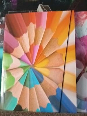 Large elastic folders new, size A4