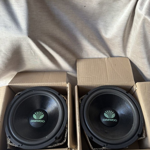 Daewoo DS-W10 Woofer 10" pair new in box