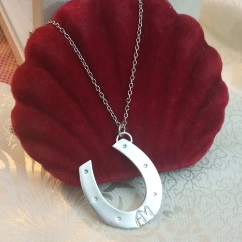 Lalaunis A21 925 silver horseshoe with 50cm chain used