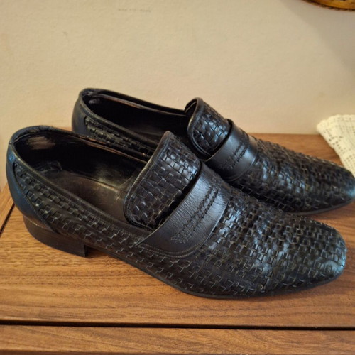 Vintage leather shoes used size 43 with sole wear