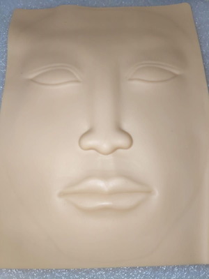 3D Silicone Face Practice Skin PMU Makeup like new