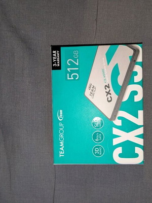 Teamgroup SSD 512GB sealed new