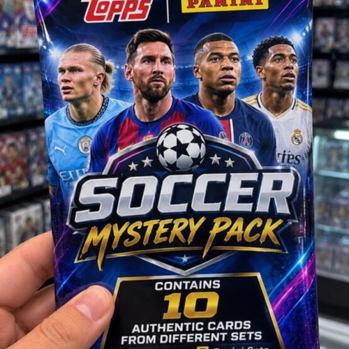Topps Panini Soccer Mystery Pack, 10 cards