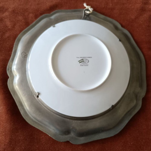 Limoges decorative plate like new, collection The Trades of Old Paris