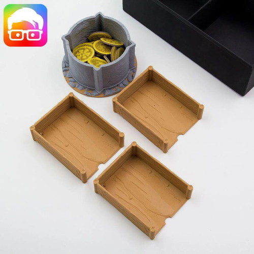 Flamecraft Board Game Organizer new, 3D printed insert