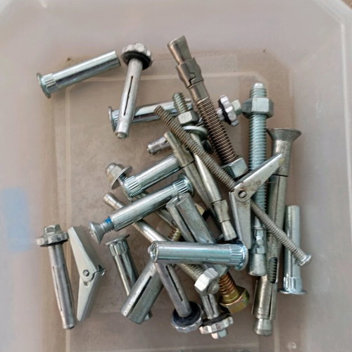 Bolts new with nuts, anchors and washers