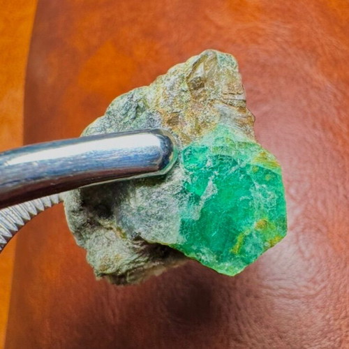Emerald raw and rare museum-quality natural specimen
