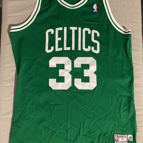 Celtics Bird jersey size medium like new, authentic