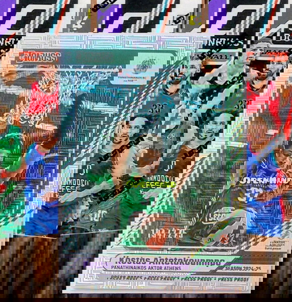 K. ANTETOKOUNMPO - PRESS PROOF /275 - PANATHINAIKOS - DONRUSS EUROLEAGUE 2024-25