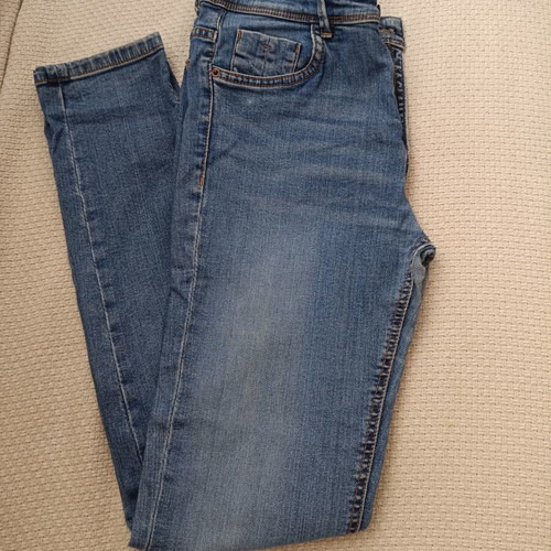 Stradivarius Skinny Jeans Straight Fit Size 38 Like New Blue