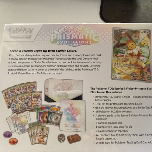 Prismatic Evolutions Elite Trainer Box sealed