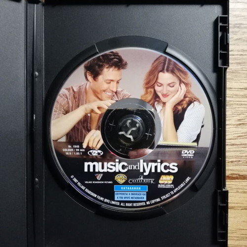 Music and Lyrics DVD used with Greek subtitles