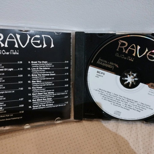 Raven Mind Over Metal CD used, rock