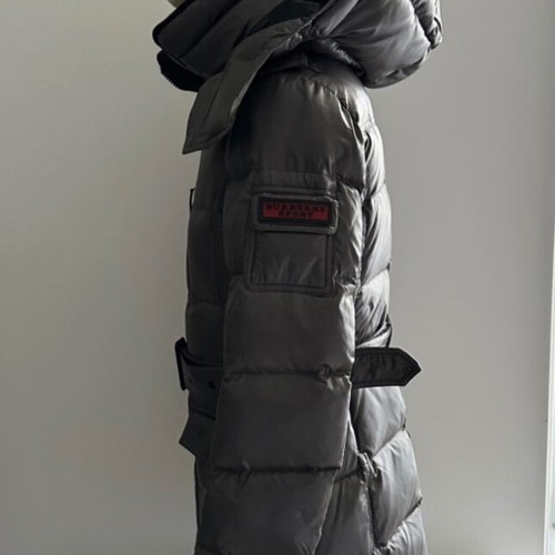 Burberry puffer jacket like new, size XS/S, gray