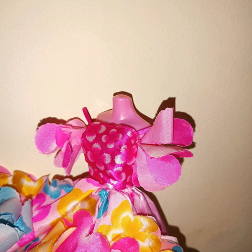 Barbie Blossom Beauty vintage dress used with floral pattern