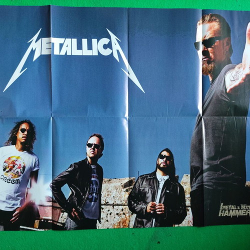Metallica Metal Hammer συλλεκτική αφίσα 75×55 εκ. σαν καινούργιο