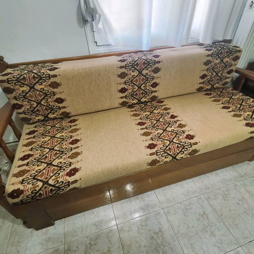 Cabinet sofa like new with drawer and double bed