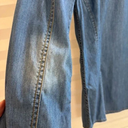 Women’s denim shirt Benetton like new, light blue