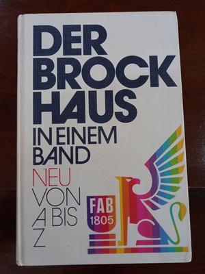 Der Brockhaus In Einem Band encyclopedia used, 1985 edition, German