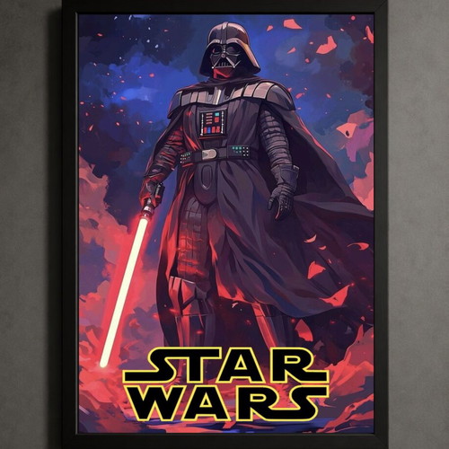 Star Wars framed poster 30x40cm new