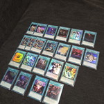 Yu-Gi-Oh card collection, foils and rares, pack of 128