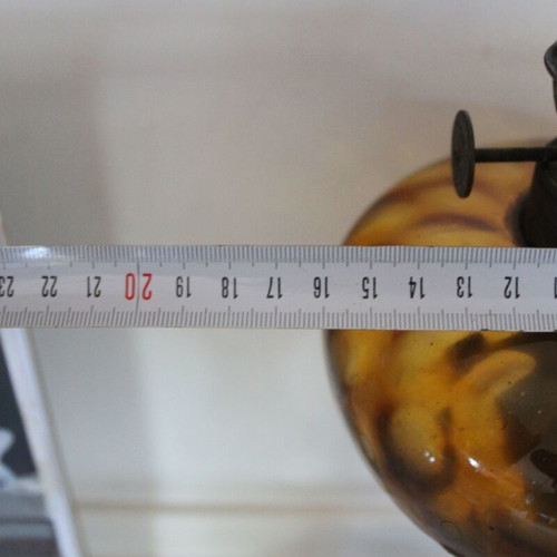 French oil lamp used, from 1900, family heirloom